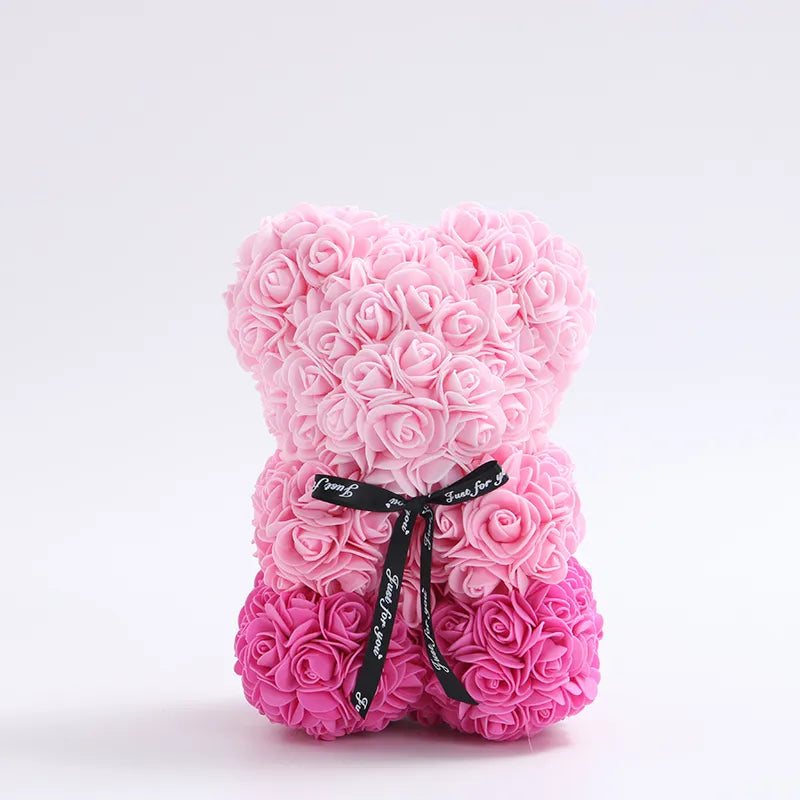 Artificial Rose Teddy Bear – LoversRose